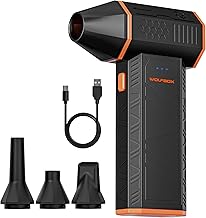 WOLFBOX MegaFlow 50 Compressed Air Duster, 110,000 RPM, 3-Gear Adjustable
