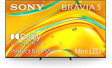 Sony 85 Inch BRAVIA 5 Mini LED 4K HDR Smart Google TV (K-85XR50)