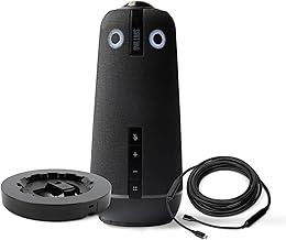 Owl Labs Meeting 4+ Premium Pack - 360 Degree, 4K Smart Video Conference Camera, Microphone, and Speaker (Includes Accessories and Warranty)
