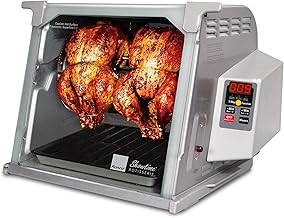 Ronco 5000 Platinum Digital Countertop Rotisserie Oven, 12-lb Capacity
