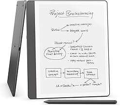 Amazon Kindle Scribe (64GB) - Your notes, documents and books, all in one place. With built-in AI notebook summarization. Includes Premium Pen - Tungsten